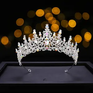 Coroa de tiara para adultos e meninas, acessório da tiara do vento da europa e dos estados unidos