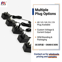 Adaptateur secteur de qualité supérieure 9V 1A avec prise argentine, adaptateur AC/DC 9W 9 Volts 1 Ampère, alimentation 3V 5V 6V 8V 12V 15V 20V 24V 1A 2A 3A