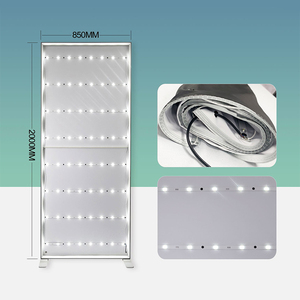 Hội chợ triển lãm gian hàng hiển thị LED Backlit vải quảng cáo hộp Đèn triển lãm truy cập seg <span class=keywords><strong>Pop</strong></span> nhuộm thăng hoa bối cảnh - Product Image 5