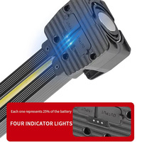 Lampes de travail LED rechargeables de type C à haut lumen, 6000K, lumière du jour, Ra90, étanches, portables, conception à crochet magnétique, indice de protection IP65