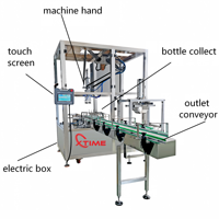 Robot d'emballage automatique haute performance XTIME pour le placement de canettes et de bouteilles dans des cartons, facile à utiliser