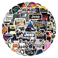 Paquets d'autocollants imperméables à l'eau, 50 pièces, autocollants de dessin animé pour décoration, jouets, Scooter, bouteille d'eau, valise, autocollant mural pour ordinateur portable