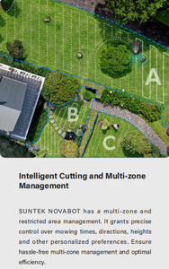 APP控制自走式电池无线机器人割草机自动智能RTK机器人移动器AI视觉迷你花园除草机 - Product Image 2