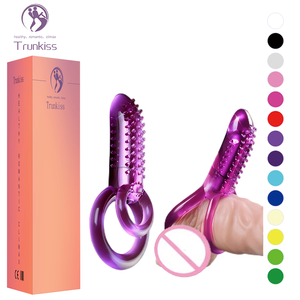 Vibration Cock Ring Produits pour adultes Jouets pour adultes pour promouvoir l'élargissement du pénis Retarder l'éjaculation Vibration Lock <span class=keywords><strong>Sperm</strong></span> Ring - Product Image 1