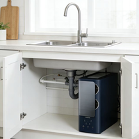 Système de filtration d'eau par osmose inverse sans réservoir de haute qualité 600 GPD à 5 étapes, purificateur d'eau RO autonettoyant avec affichage intelligent pour usage domestique