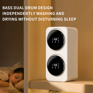 מכונת כביסה ומייבש משולבת, אוטומטית, ללא מגע ידיים, קומפקטית, בעלת שני תופים, חכמה, עם תוף פנימי ממתכת, לדירה, שנת 2026 - Product Image 4