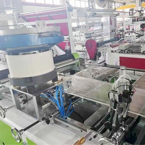 Machine automatique de fabrication de sacs à fermeture éclair Hongtong RHT-900 900 mm haute productivité pour sacs de vêtements et de livraison express - Product Image 2