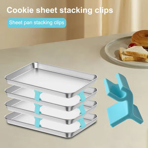 Apiladores de bandejas para hornear, divisores de bandejas, soporte apilable para bandejas y rejillas de horno - Product Image 4