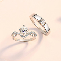 Bague de mariage en acier inoxydable plaqué or 18 carats PVD, étanche et inaltérable, de la marque Fanhua