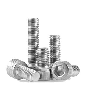 304 Stainless Steel Cylindrical Head <b>Socket</b> Cap Screws Din912 Grade A Industrial Construction Use - Product Image 2