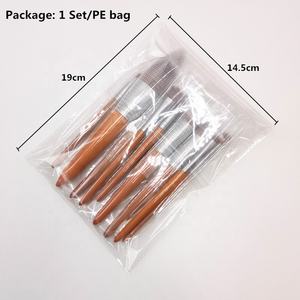 Set di 10 Pennelli per Trucco con Manico in Legno, Strumenti di Bellezza per Fondotinta, Ombretto e Blush Personalizzati - Product Image 6