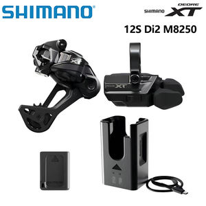 Système de changement de vitesse électronique sans fil <span class=keywords><strong>Shimano</strong></span> Deore <span class=keywords><strong>XT</strong></span> Di2 M8250 1x12 vitesses SW+RD+EC-DN100 avec chargeur pour VTT (vélo de montagne) d'origine - Product Image 2
