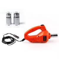 Kit d'Outils de Réparation Automobile 3 en 1 Multifonctionnel 5T, Cric Hydraulique Électrique 12V avec Clé à Chocs Électrique pour Voiture
