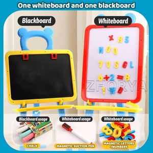 กระดานวาดภาพสามเหลี่ยมสองด้านสำหรับเด็ก Zhorya Early Education ของเล่นสำหรับเด็ก - Product Image 3