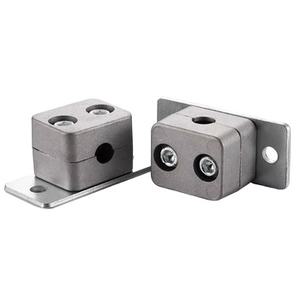 Abrazadera de tubo de aleación de aluminio hidráulica de Servicio Ligero de 28mm a 30mm para tubería de aceite con placa inferior larga y mancha hexagonal interna - Product Image 1