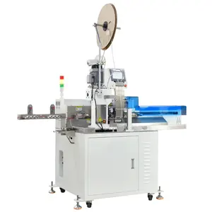 Automatic Double-head Tin-dipping Machine Multi-function End Cable Cutting Stripping Twisting And Crimping Machine