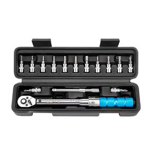 Jeu de clés dynamométriques de vélo de 1/4 pouces 2 à 14 Nm Kit d'outils de réparation de vélo <span class=keywords><strong>pour</strong></span> vélos de route de montagne <span class=keywords><strong>vtt</strong></span> - Product Image 1