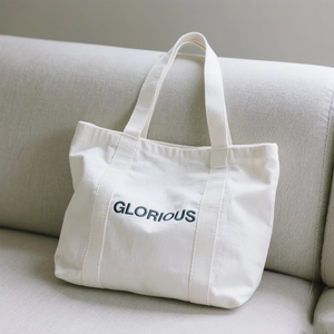 Bolsa de Mano de Lona de Algodón Grueso de Alta Calidad, Bolsa de Mano en Blanco con Impresión Publicitaria para Compras - Product Image 3