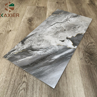 Feuilles de marbre PVC légères Panneau mural en marbre UV Installation facile et projets de bricolage pour la maison Panneau mural 3D