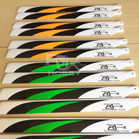 Lames principales en fibre de carbone de qualité supérieure RJX Hobby Energy 690 mm - Version FBL pour hélicoptère RC professionnel