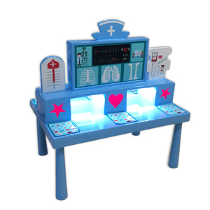 Table de jouet éducative multifonctionnelle Équipement fait main Table de maquillage pour enfants Divertissement sportif - Product Image 3