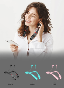<span class=keywords><strong>Headset</strong></span> waktu putar sangat panjang dengan mikrofon 5.1 dengan headphone tali leher nirkabel tahan air magnetis Stereo - Product Image 6
