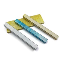 Staples Mahkota Baja Tahan Karat Galvanis Celup Panas 20GA Berkualitas Tinggi 1008J 1010J 1013J untuk Stapler Furnitur