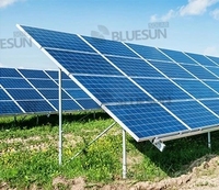 Supports solaires de conception gratuite Système de montage au sol pour toit solaire Support de module Pv en aluminium personnalisé
