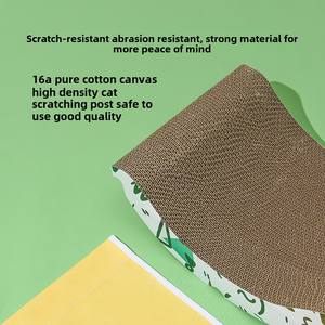 Nueva hamaca de madera sólida ecológica 2 en 1 para gatos, rascador y cama columpio con ventosa, camas para mascotas - Product Image 2