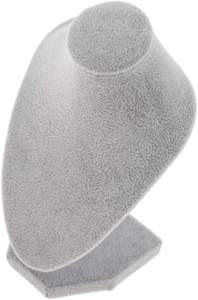 Soporte de exhibición de terciopelo negro para collares, maniquíes 3D para joyería, venta al por mayor, barato - Product Image 5