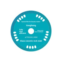 Disque de coupe miniature JOWIN en carbure de silicium, 3 pouces (75 mm), trou intérieur 10 mm, revêtement CrN, pour le nettoyage des joints de carrelage et du verre