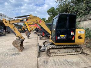 Mini-excavatrice sur chenilles CAT 305.5E2 de 3,055 tonnes avec godet de creusement, petite excavatrice sur chenilles d'occasion - Product Image 3