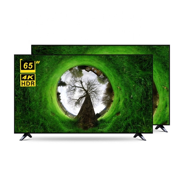 Wholesale Cheap Price 4K Narrow Screen TV 65 Inch Android Smart Television Customize Frame and Package