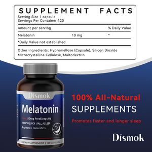 OEM prodotti <span class=keywords><strong>per</strong></span> la salute compresse di melatonina sonniferi vitaminici sonno profondo migliorare la qualità del sonno 3 5mg 10mg capsule di melatonina - Product Image 5