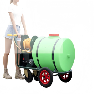 Pulverizador Agrícola de Gran Capacidad de 60L 300L con Motor de Gasolina, Tipo Carrito con Ruedas, Alta Presión - Product Image 4