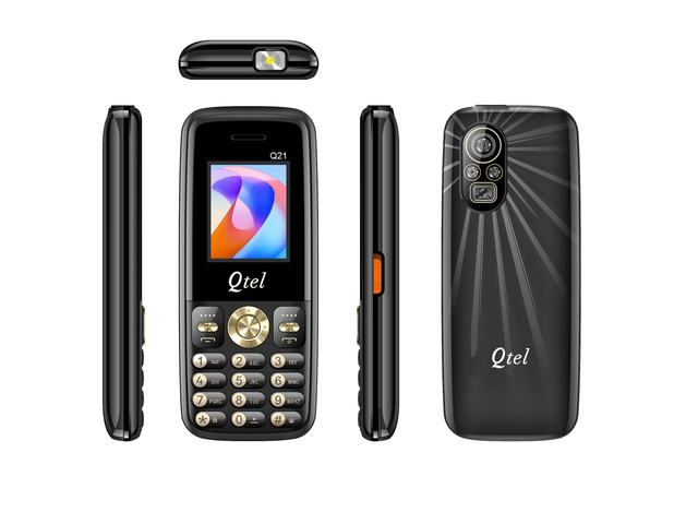Qtel Q21 Bar Phone 1.77" TFT Screen 2500mAh Battery Wireless FM Torch Dual SIM GSM Camera 0.3MP WhatsApp Spanish/German