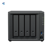 4 Bay NAS Network Attached Storage DS425+ Server Cadangan File Enterprise Manajemen Data RJ-45 1GbE Sistem Berkinerja Tinggi