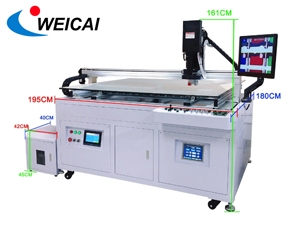 Macchina per la riparazione laser di schermi LCD Weicai CR-512DH-10HZ, riparazione di schermi ITO COF/TAB orizzontali e riparazione di linee incrociate e puntinazioni. - Product Image 3