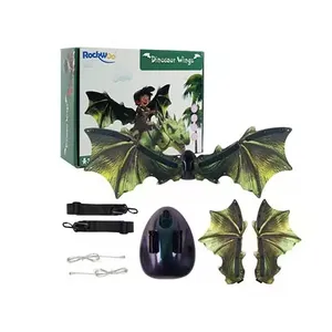 Child Puzzle Education Interactive Game Toys Green Red Dinosaur B/O Electric Wings Toys With Light And Sound Effects For Kids
