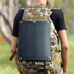 מתקפל לוח טעינה סולארית <span class=keywords><strong>5000Mah</strong></span> מובנה סוללה 6W Usb נייד מתקפל שמש מטען לטלפון נייד - Product Image 5