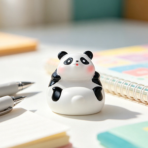 Adorable Pet Pen Holder Blind Box Resin Cartoon Desk Ornament Gift For Students - Product Image 3
