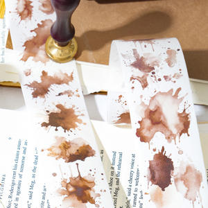 2M/Rouleau washi tape <span class=keywords><strong>aquarelle</strong></span> traces série longue boucle manuel matériel <span class=keywords><strong>collage</strong></span> fond européen rétro DIY - Product Image 3