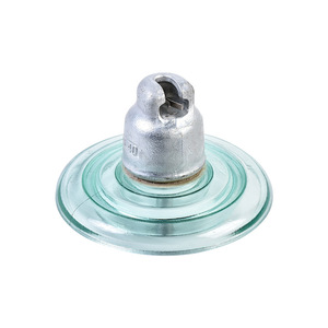 Disco de vidrio templado U120bp de 10KV, aislante de suspensión PS-70 para líneas aéreas - Product Image 1