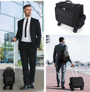 15.6 pollici resistente all'acqua rotolamento portatile <span class=keywords><strong>valigetta</strong></span> <span class=keywords><strong>con</strong></span> ruote per gli uomini - Product Image 6