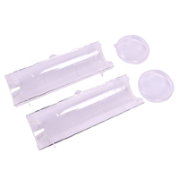 Attrapeur d'appâts portable en PVC transparent pour la pêche en mer