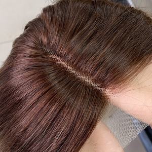 Peluca de Cabello Humano Ruso con Encaje Completo Personalizada de Fábrica, Peluca de Cabello Virgen de Alta Calidad con Densidad del 180% - Product Image 2