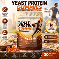 Gummies Protéinés à la Levure – Complément Protéiné 15mg de Protéines par Portion – Acides Aminés Essentiels – Nutrition Sportive – Marque Blanche
