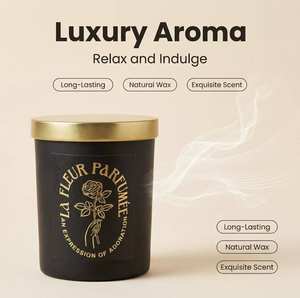 Vela aromática decorativa, vela relaxante, vela de longa duração com aroma refrescante, vela personalizada com etiqueta privada, vela para presente. - Product Image 2