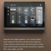 Panel Layar Rumah Pintar P8 10 Inci Zigbee Gateway Panel Kontrol Pusat Tuya dengan Kontrol Suara Google Assistant & Alexa