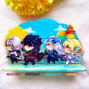 Figuras Acrílicas Personalizadas OEM ODM para Construir tu Equipo, <span class=keywords><strong>Genshin</strong></span> Impact - Product Image 1